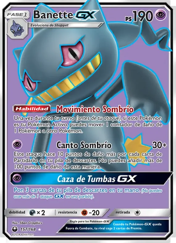 Banette GX 157 – Tormenta Celestial