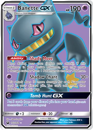 Banette-GX #157 – Celestial Storm