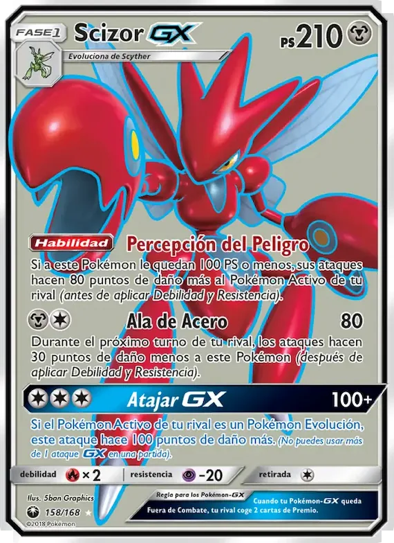 Scizor GX 158 – Tormenta Celestial