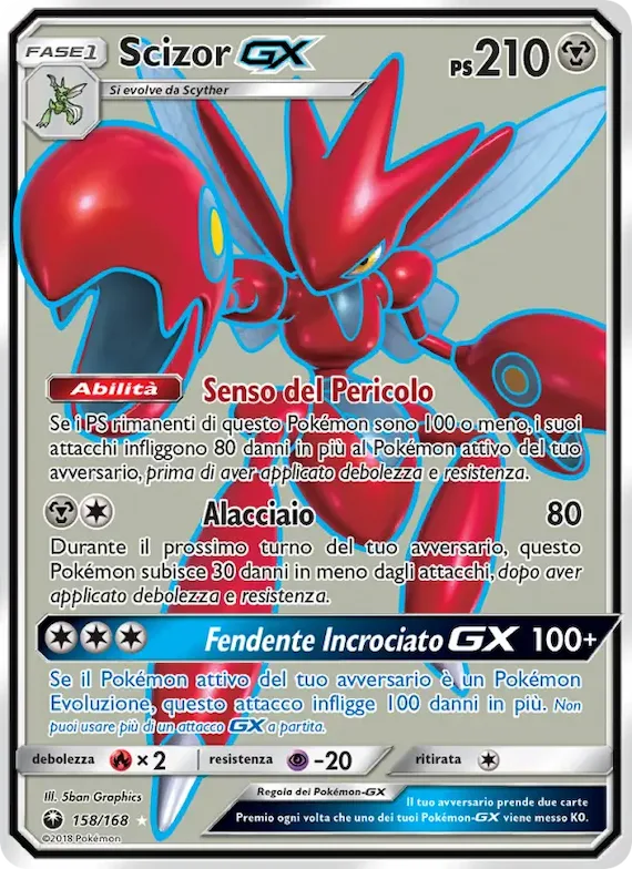 Scizor GX 158 – Tempesta Astrale