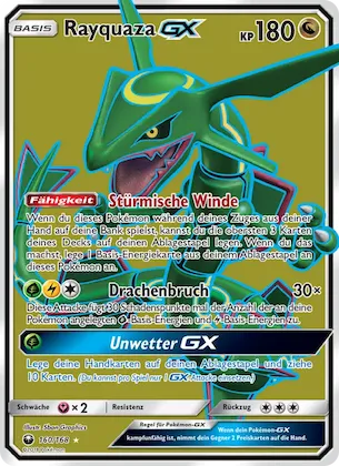 Rayquaza GX 160 – Sturm Am Firmament