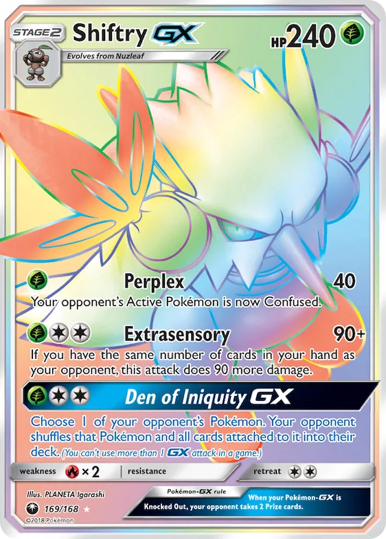 Shiftry-GX #169 – Celestial Storm