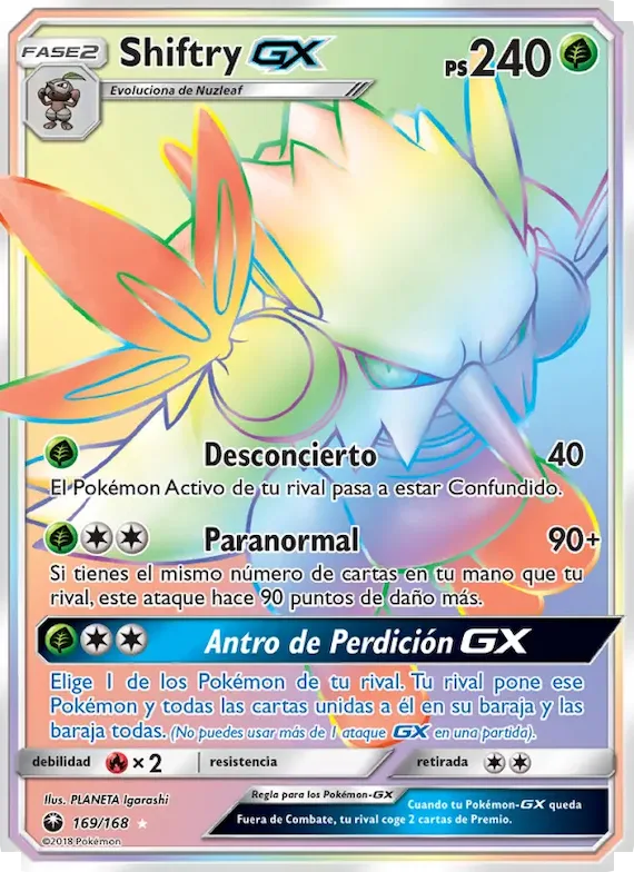 Shiftry GX 169 – Tormenta Celestial