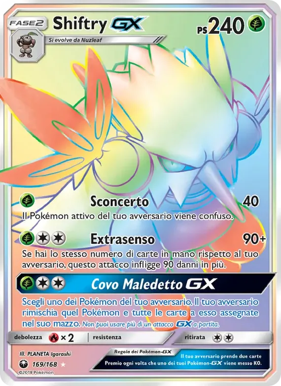 Shiftry GX 169 – Tempesta Astrale