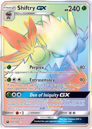Shiftry-GX #169 – Celestial Storm