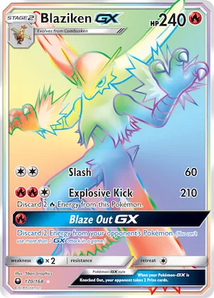 Blaziken-GX #170 – Celestial Storm