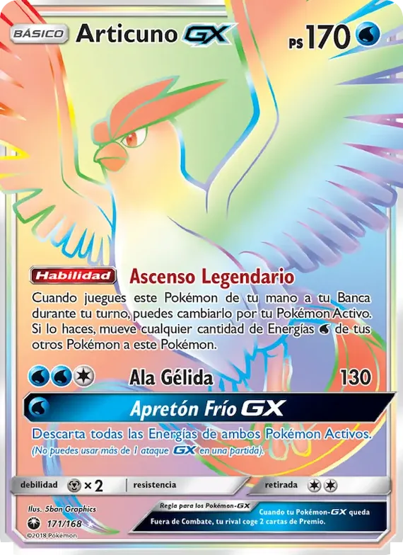Articuno GX 171 – Tormenta Celestial
