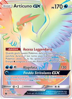 Articuno GX 171 – Tempesta Astrale