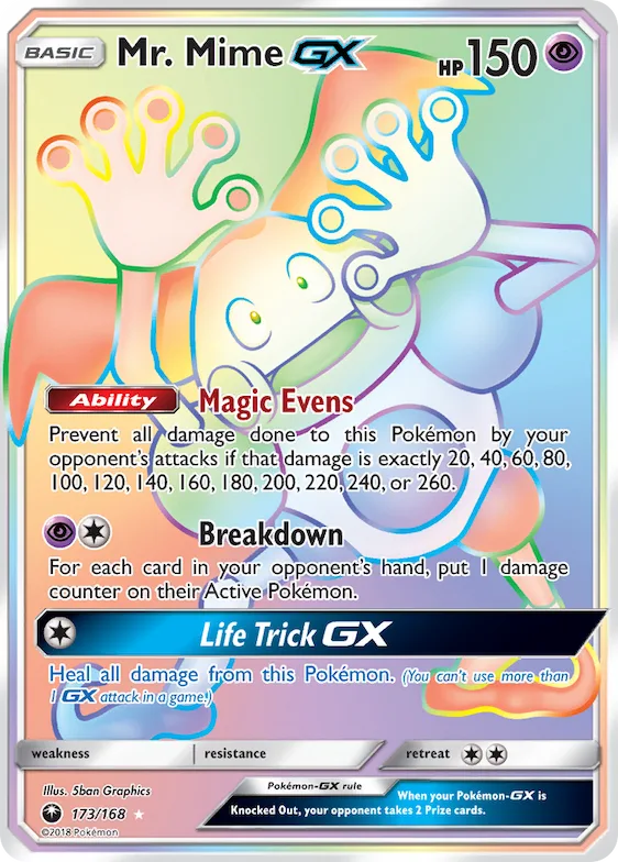 Mr. Mime-GX #173 – Celestial Storm