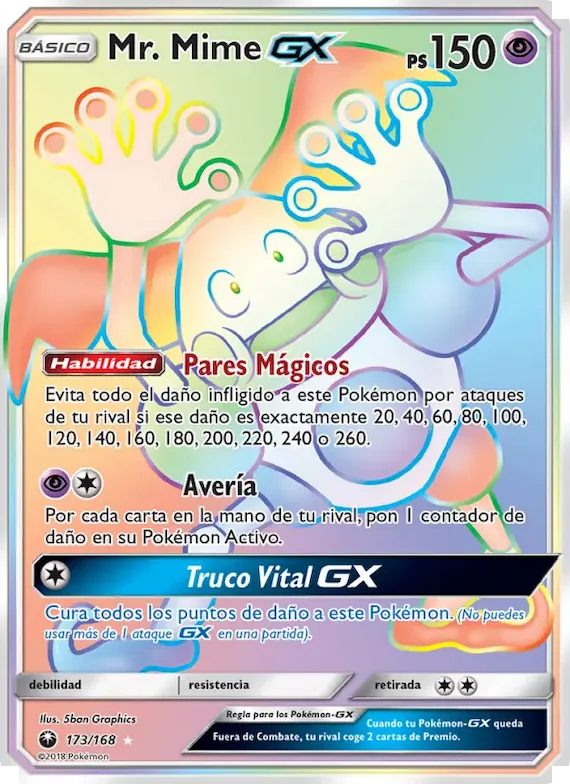 Mr. Mime GX 173 – Tormenta Celestial