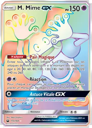 M. Mime GX n° 173 – Tempête Céleste