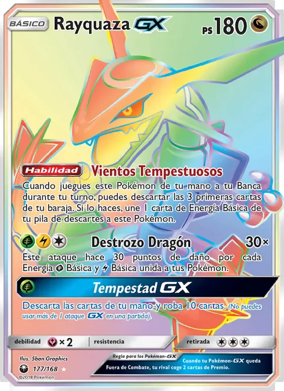 Rayquaza GX 177 – Tormenta Celestial