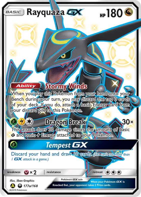 Rayquaza-GX #177a – Celestial Storm