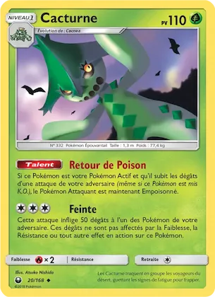 Cacturne n° 20 – Tempête Céleste