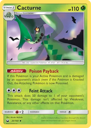 Cacturne #20 – Celestial Storm