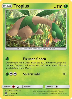 Tropius Nr. 21 – Celestial Storm