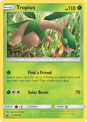 Tropius #21 – Celestial Storm