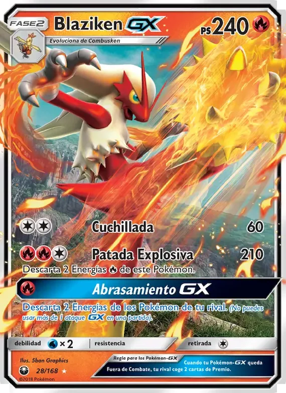 Blaziken GX 28 – Tormenta Celestial