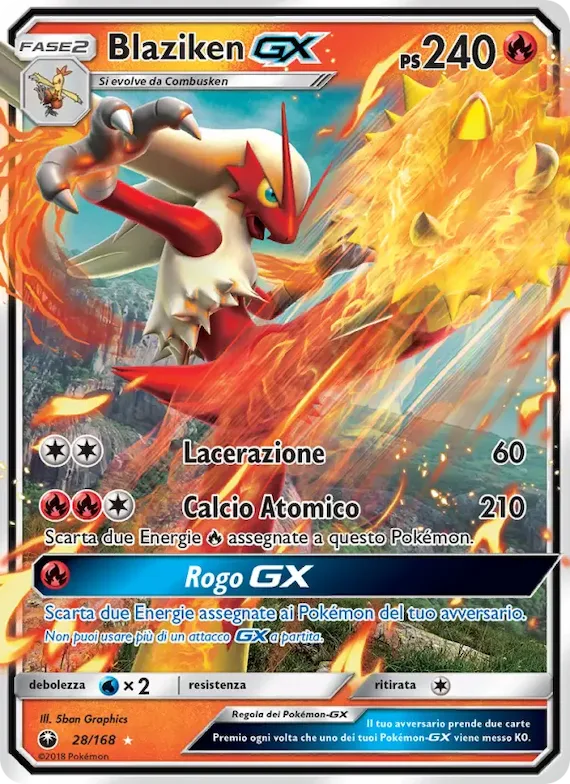 Blaziken GX 28 – Tempesta Astrale