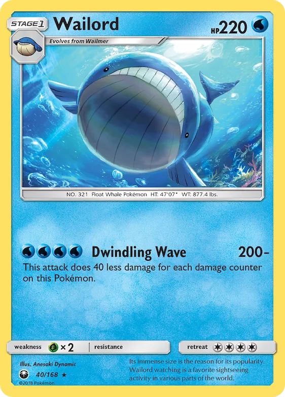 Wailord 40 – Tempestade Celestial