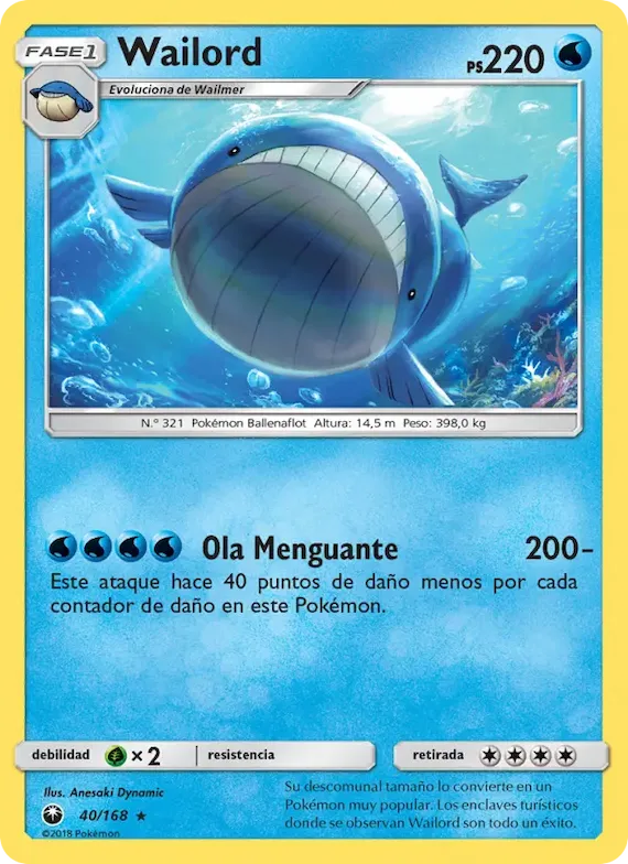 Wailord 40 – Tormenta Celestial