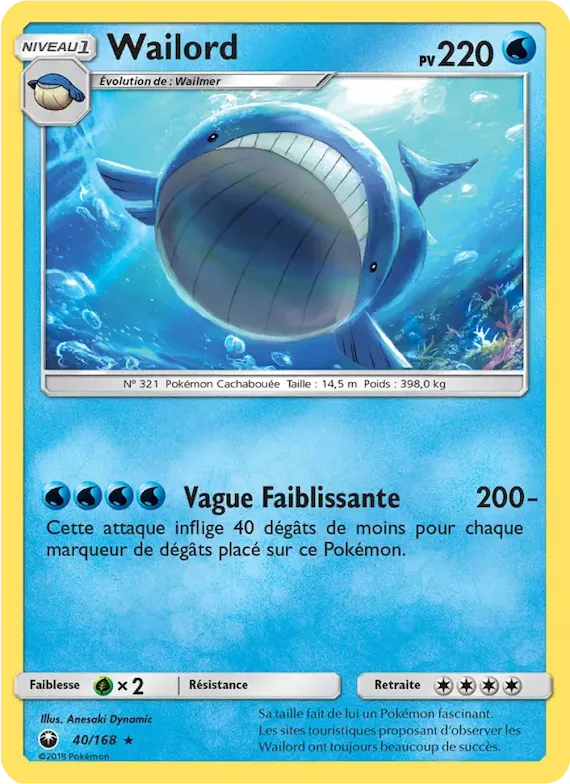Wailord 40 – Tempête Céleste