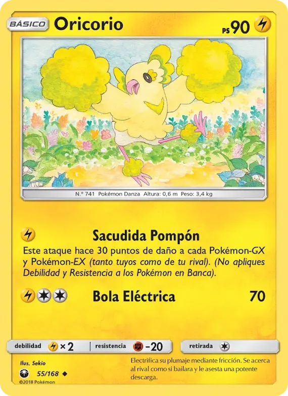 Oricorio 55 – Tormenta Celestial