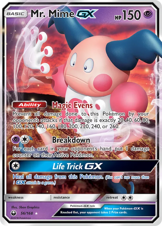 Mr. Mime-GX #56 – Celestial Storm