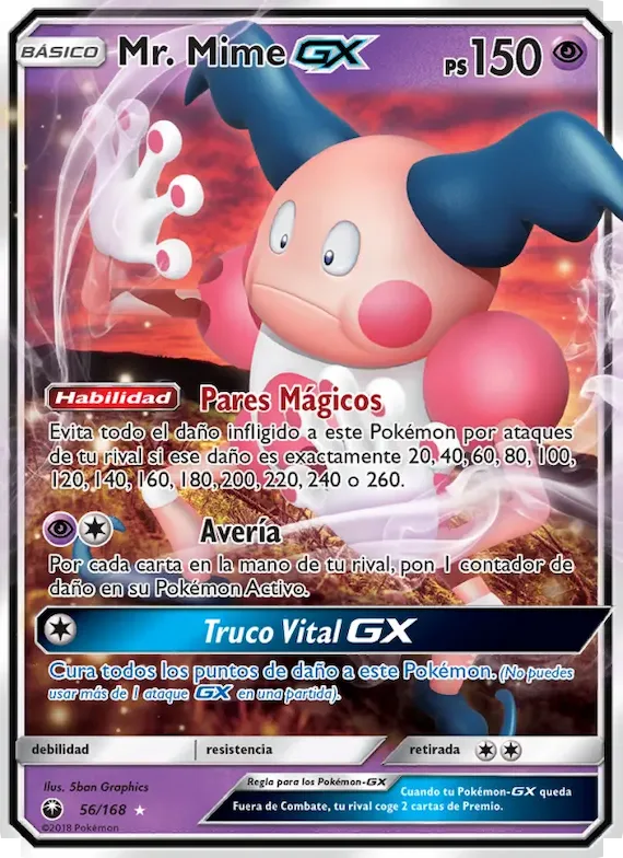 Mr. Mime GX 56 – Tormenta Celestial