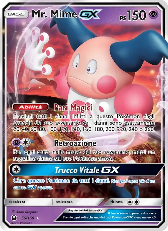 Mr. Mime GX 56 – Tempesta Astrale