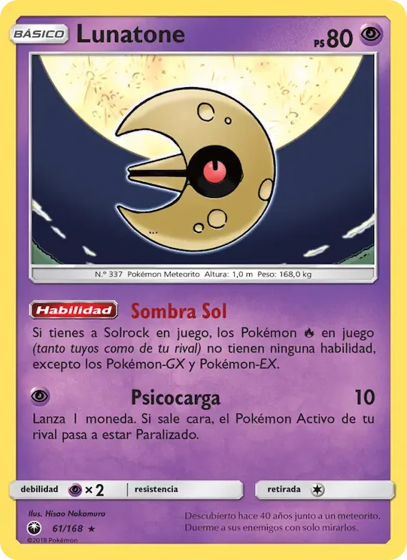 Lunatone 61 – Tormenta Celestial