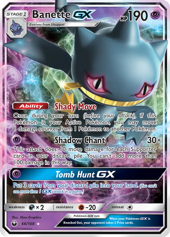 Banette-GX #66 – Celestial Storm