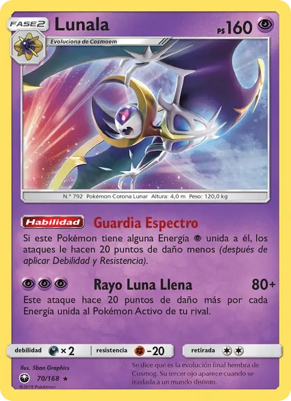 Lunala 70 – Tormenta Celestial