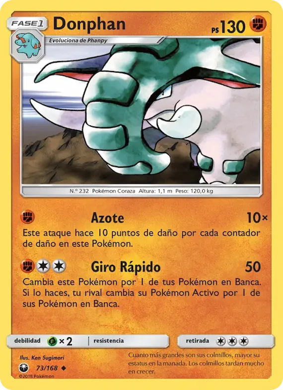 Donphan 73 – Tormenta Celestial