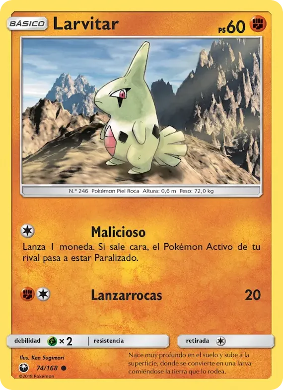 Larvitar 74 – Tormenta Celestial
