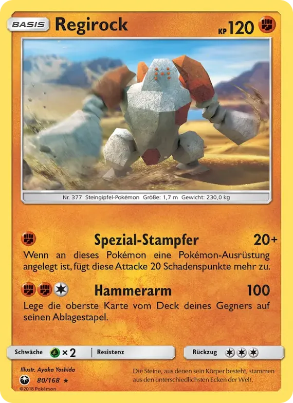 Regirock 80 – Sturm Am Firmament