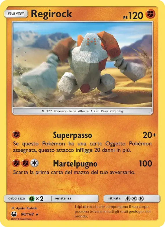 Regirock 80 – Tempesta Astrale