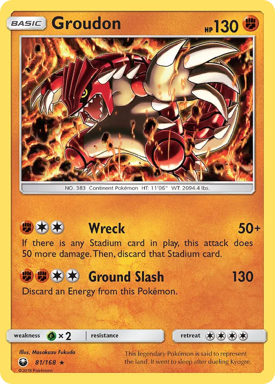 Groudon #81 – Celestial Storm