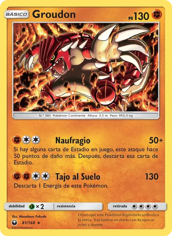 Groudon 81 – Tormenta Celestial