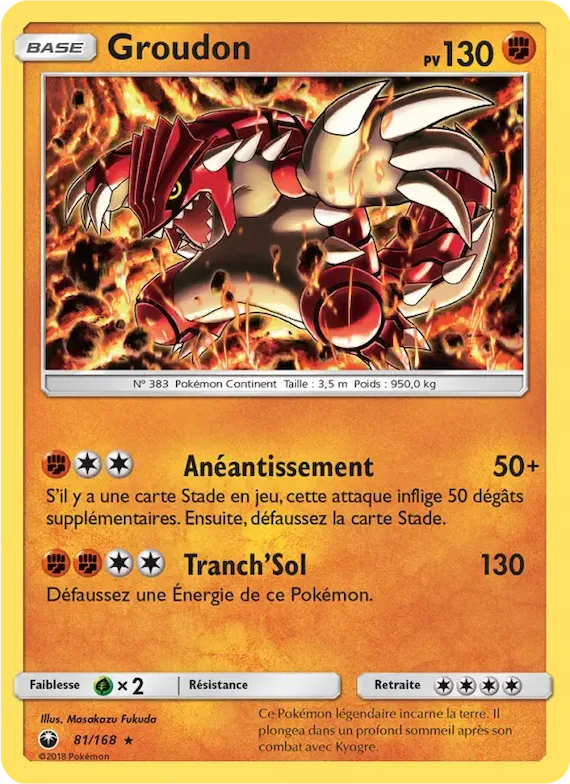 Groudon 81 – Tempête Céleste