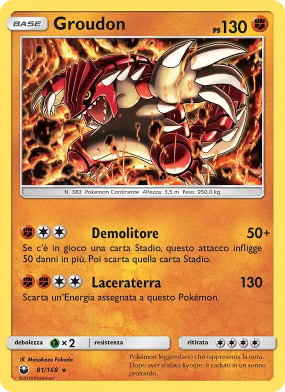 Groudon 81 – Tempesta Astrale