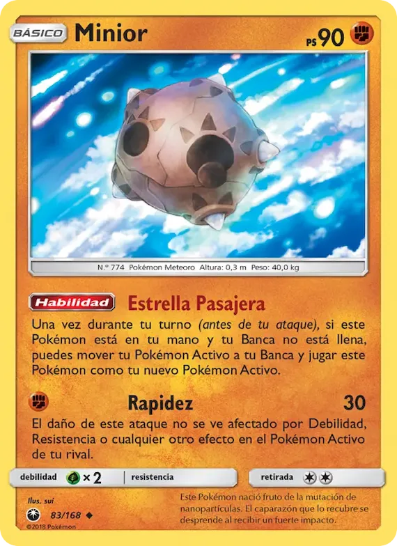 Minior 83 – Tormenta Celestial