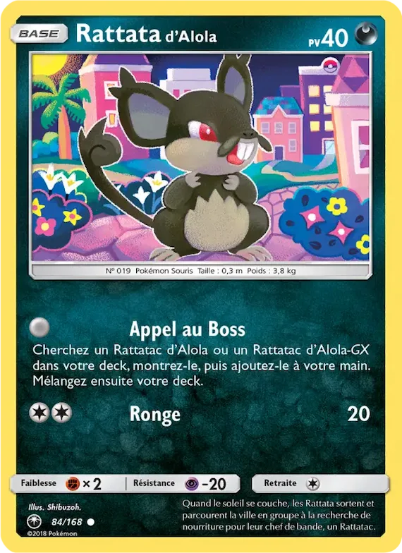 Rattata d’Alola 84 – Tempête Céleste