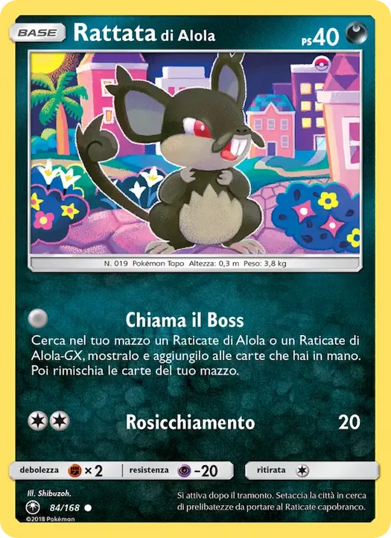Rattata di Alola 84 – Tempesta Astrale