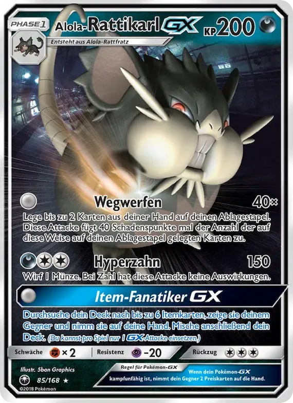 Alola-Rattikarl GX 85 – Sturm Am Firmament