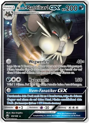 Alola-Rattikarl GX Nr. 85 – Celestial Storm