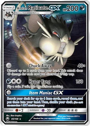 Alolan Raticate-GX #85 – Celestial Storm