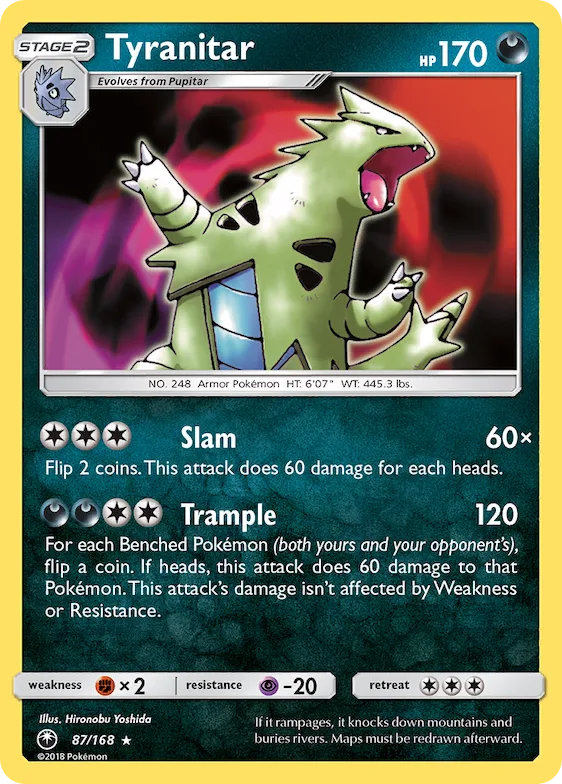 Tyranitar #87 – Celestial Storm