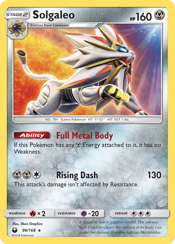 Solgaleo #99 – Celestial Storm