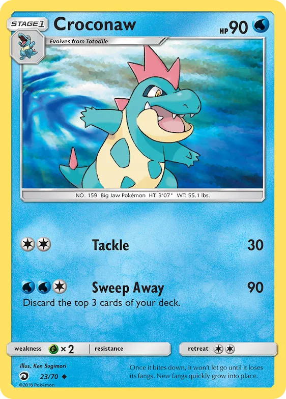 Croconaw #23 – Dragon Majesty